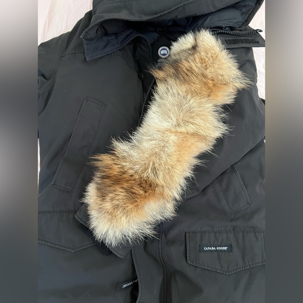 💯Canada Goose 100% authentic Men's down BLACK Puffer Jacket Langford Parka - Picture 2 of 16